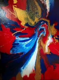 SOLD:
Stormborn 
Birth
36 x 48"
